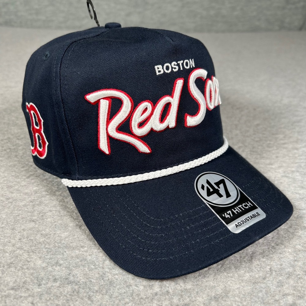 47 Brand Boston‎ Red Sox Hat One Size Navy Fairway Hitch Rope MLB Baseball NEW